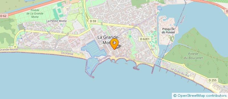 localisation de l'entreprise MADAME HAFSA TEFIANI  LA GRANDE-MOTTE