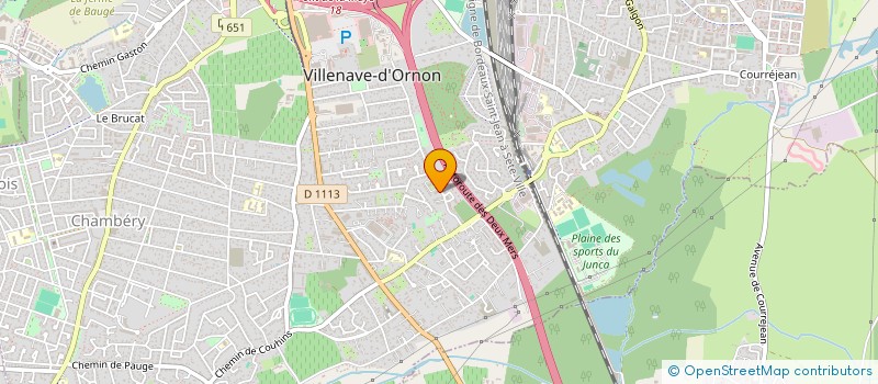 localisation de l'entreprise MADAME HAFSSA IBOURK  VILLENAVE-D'ORNON