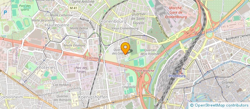 localisation de l'entreprise MADAME HAGER BEN GHANEM à STRASBOURG