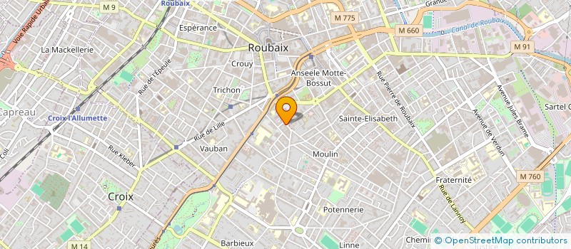 localisation de l'entreprise MADAME HAGER KHEZAMI à ROUBAIX