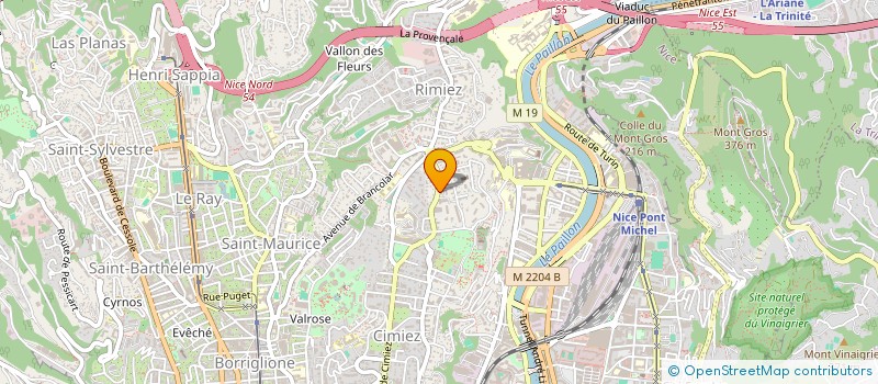 localisation de l'entreprise MADAME HAGR DEBICHE à NICE