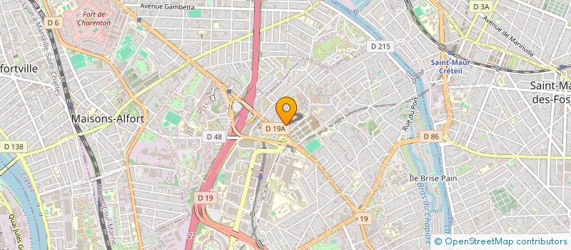 localisation de l'entreprise MADAME HAHLEM LEKHDARI  CRETEIL