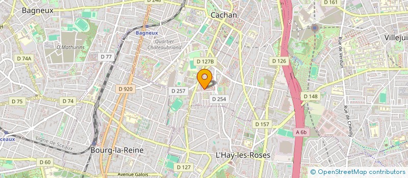 localisation de l'entreprise MADAME HAI AU NGUYEN THI  CACHAN