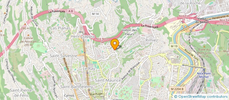 localisation de l'entreprise MADAME HAIAT ZOUGGAR à NICE