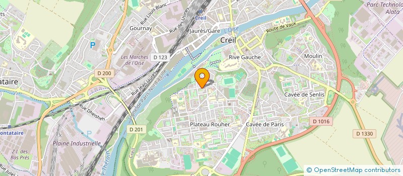 localisation de l'entreprise MADAME HAIDAH NASSOMA  CREIL