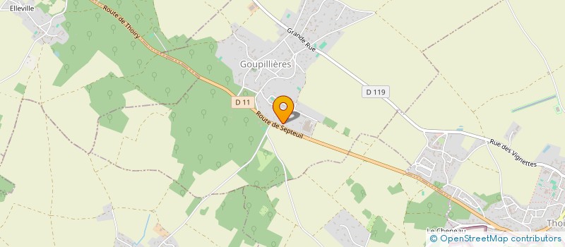 localisation de l'entreprise MADAME HAIDE FORTES DO ROSARIO  GOUPILLIERES