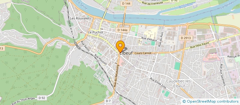 localisation de l'entreprise MADAME HAIE ZHANG  ELBEUF