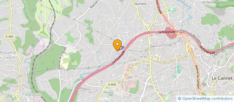 localisation de l'entreprise MADAME HAIFA ABED  MOUGINS