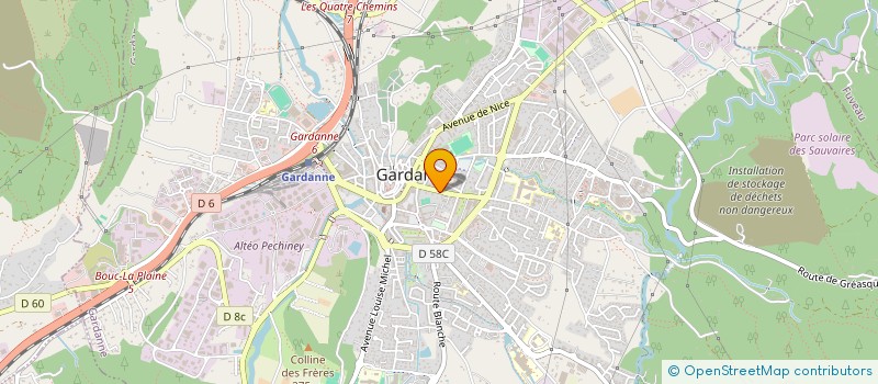 localisation de l'entreprise MADAME HAIFA HAMAMI à GARDANNE
