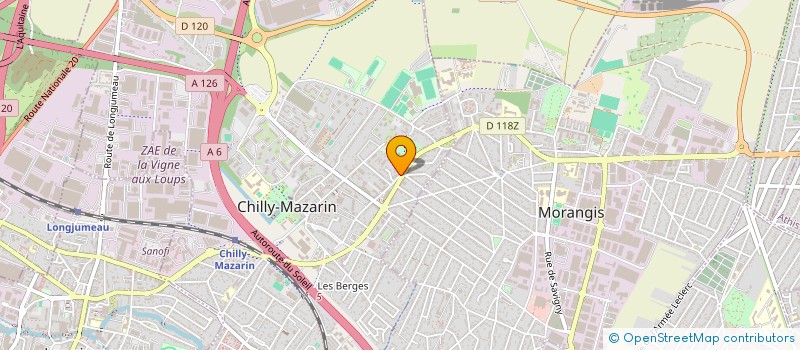 localisation de l'entreprise MADAME HAIFA JLIDI à CHILLY-MAZARIN