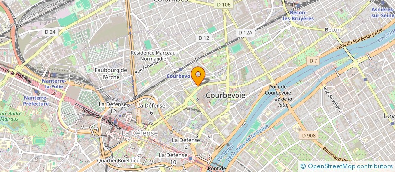 localisation de l'entreprise MADAME HAIFA JOUINI à COURBEVOIE