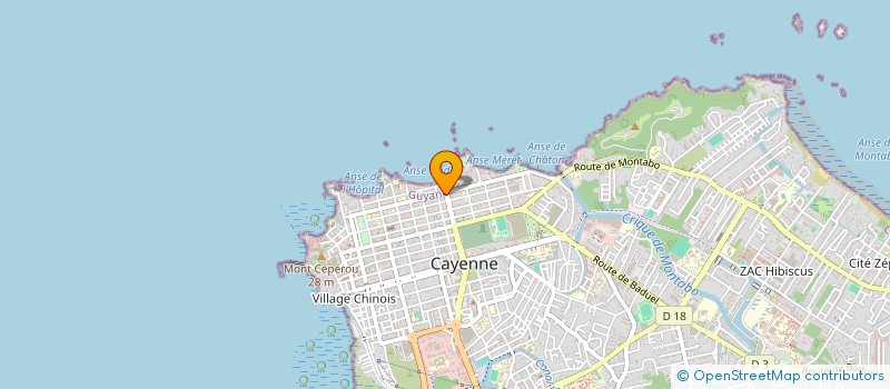 localisation de l'entreprise MADAME HAIHUA LIU  CAYENNE