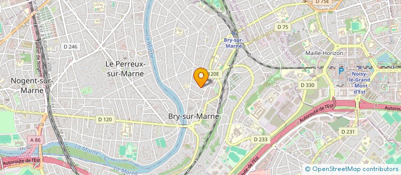 localisation de l'entreprise MADAME HAILING YANG  BRY-SUR-MARNE