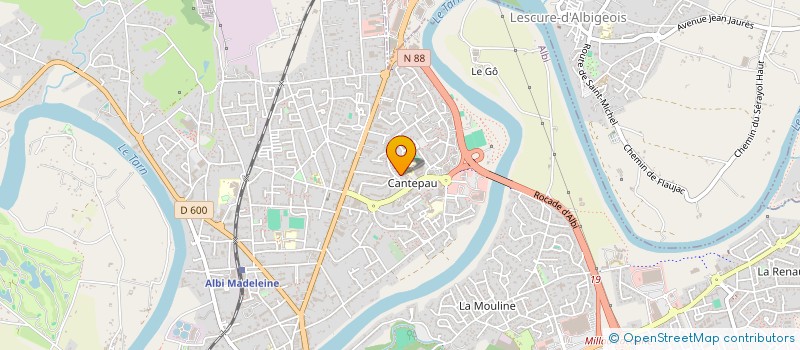 localisation de l'entreprise MADAME HAIMEL HASSAOUNIA  ALBI