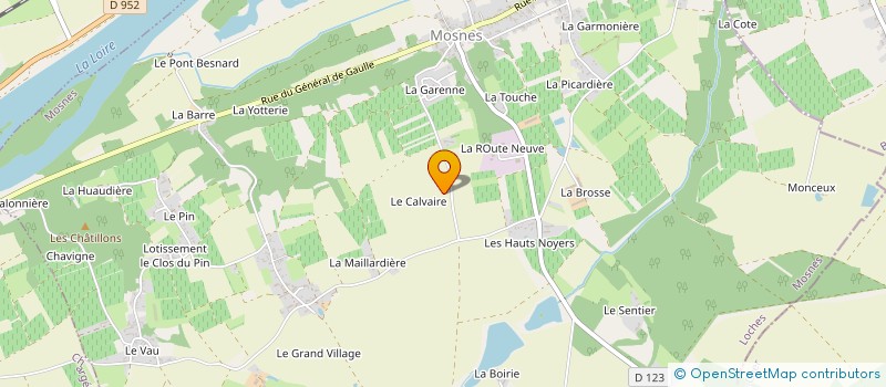 localisation de l'entreprise MADAME HAINAULT PARIS  MOSNES