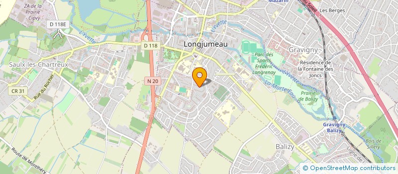 localisation de l'entreprise MADAME HAINGO RARIVOARISON à LONGJUMEAU