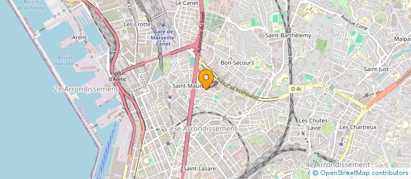 localisation de l'entreprise MADAME HAIRIYA ALI MOEVA  MARSEILLE