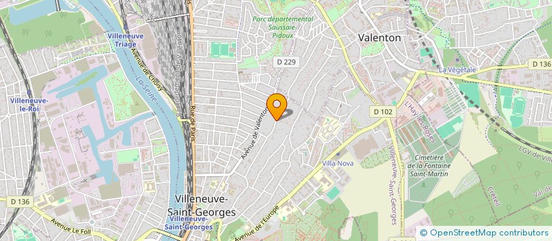 localisation de l'entreprise MADAME HAITHAM DRINE  VILLENEUVE-SAINT-GEORGES