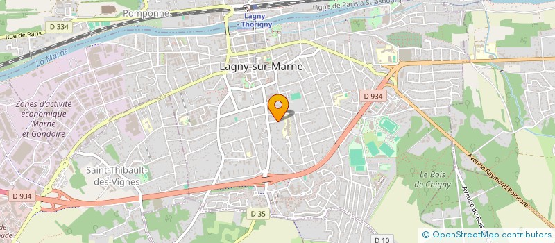 localisation de l'entreprise MADAME HAIYAN LIN  LAGNY-SUR-MARNE