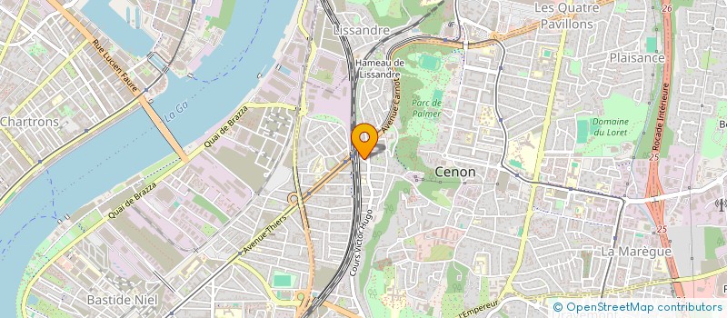 localisation de l'entreprise MADAME HAIZEA SILVESTRE  CENON