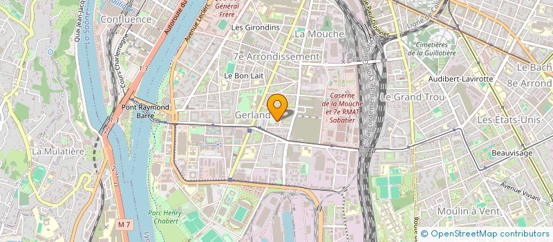 localisation de l'entreprise MADAME HAJA GASSAMA  LYON