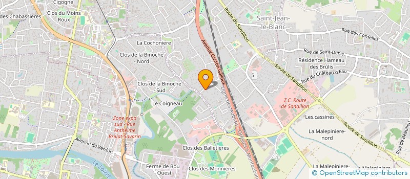 localisation de l'entreprise MADAME HAJAR AGZENNAY à SAINT-JEAN-LE-BLANC