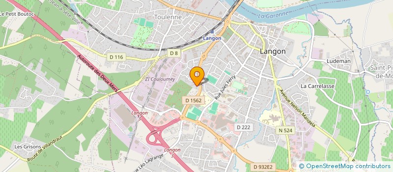 localisation de l'entreprise MADAME HAJAR AHAROUI à LANGON