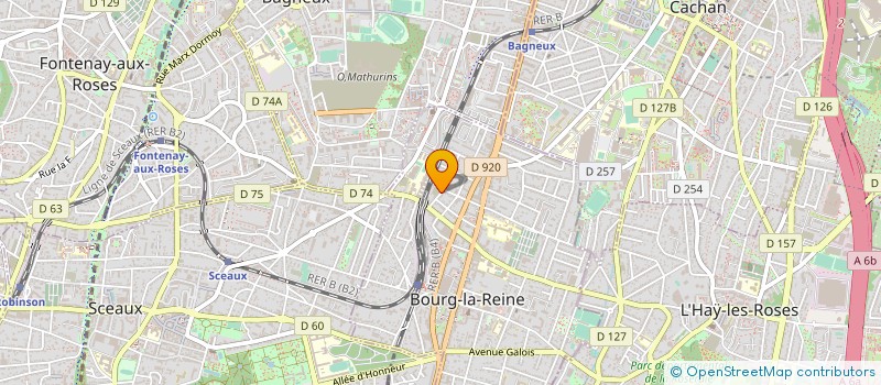 localisation de l'entreprise MADAME HAJAR AOULAD à BOURG-LA-REINE