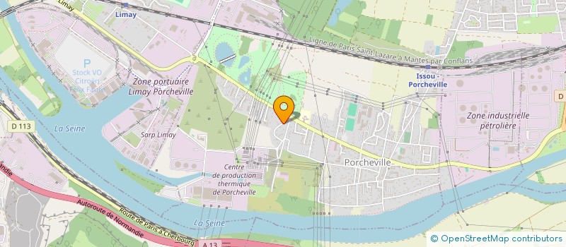 localisation de l'entreprise MADAME HAJAR BELMAHI  PORCHEVILLE