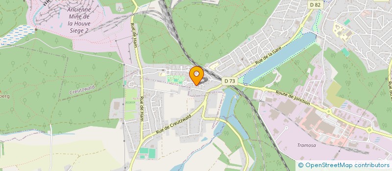 localisation de l'entreprise MADAME HAJAR BENMANSOUR  CREUTZWALD