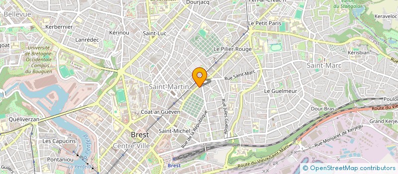localisation de l'entreprise MADAME HAJAR BOUALI à BREST