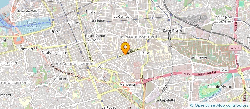 localisation de l'entreprise MADAME HAJAR CHANOUAD à MARSEILLE