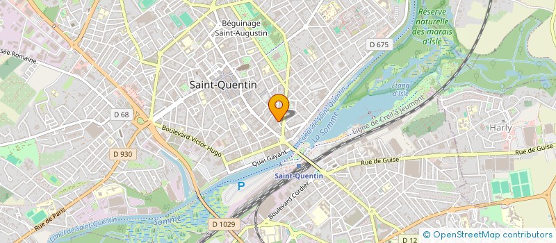 localisation de l'entreprise MADAME HAJAR ECHAJAI à SAINT-QUENTIN