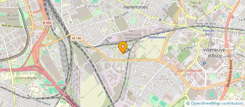 localisation de l'entreprise MADAME HAJAR ESSAADI à LILLE