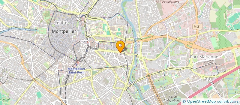 localisation de l'entreprise MADAME HAJAR FRADIN à MONTPELLIER