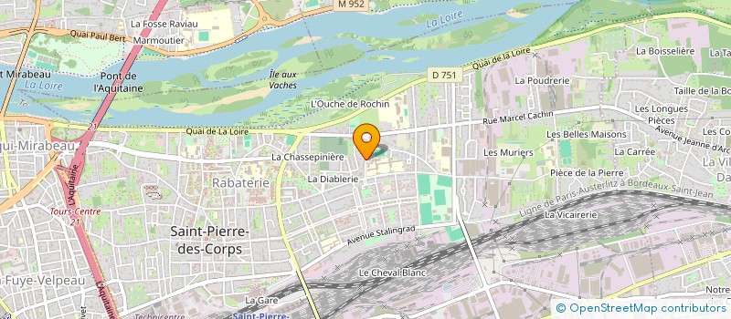 localisation de l'entreprise MADAME HAJAR KRIMA  SAINT-PIERRE-DES-CORPS