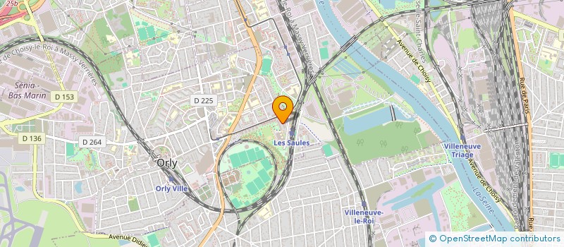 localisation de l'entreprise MADAME HAJAR LAAM  ORLY