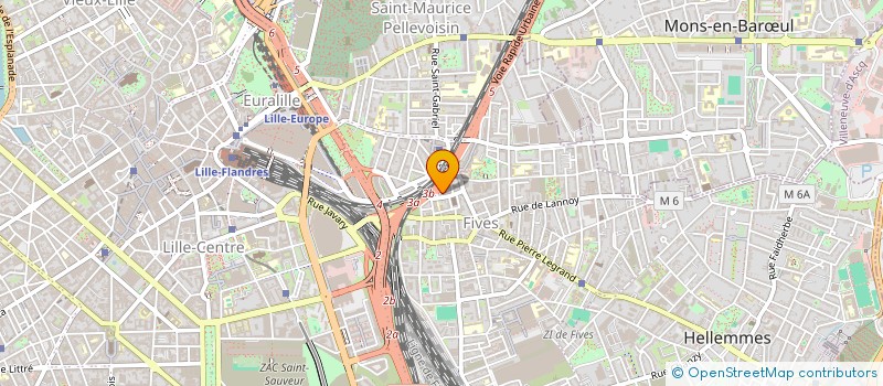 localisation de l'entreprise MADAME HAJAR LAAOUINA à LILLE