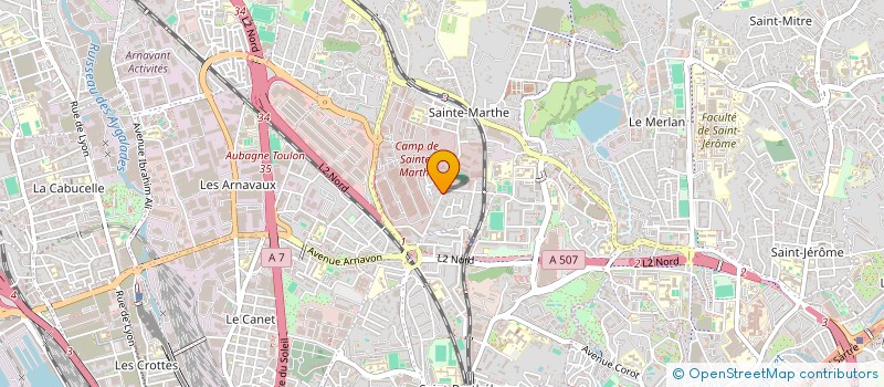 localisation de l'entreprise MADAME HAJAR LABBASS  MARSEILLE