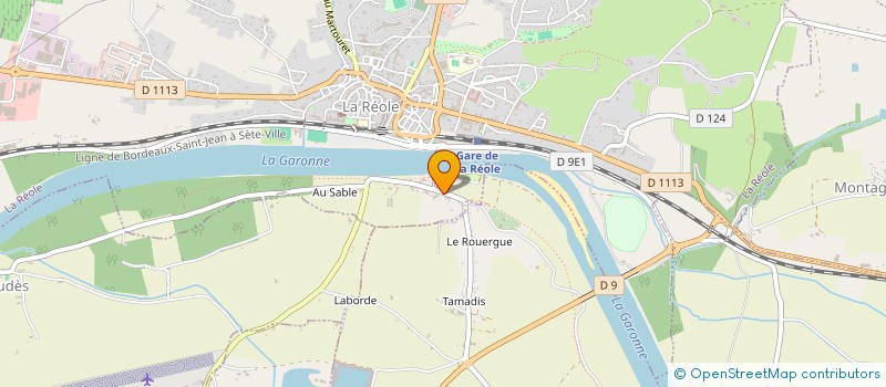 localisation de l'entreprise MADAME HAJAR LAREJ  LA REOLE