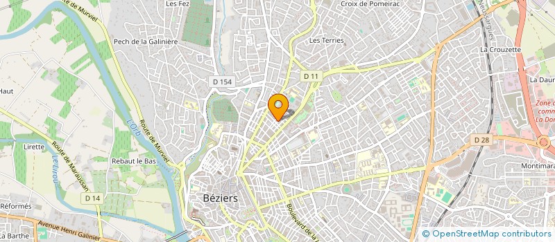 localisation de l'entreprise MADAME HAJAR MAAKOUL  BEZIERS