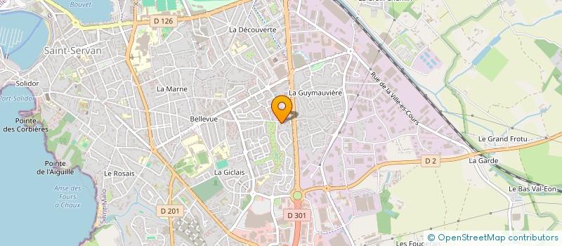 localisation de l'entreprise MADAME HAJAR MAKHFAOUI à SAINT-MALO