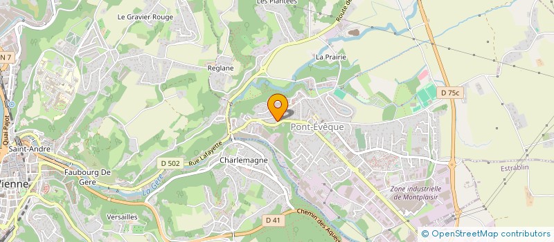 localisation de l'entreprise MADAME HAJAR MATAICH  PONT-EVEQUE