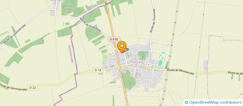 localisation de l'entreprise MADAME HAJAR MEDBOUHI  PUSSAY