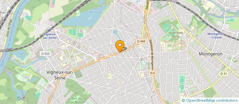 localisation de l'entreprise MADAME HAJAR MEKNASI  VIGNEUX-SUR-SEINE