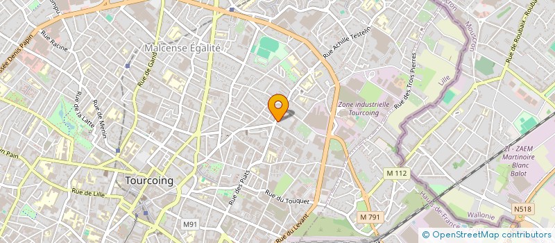 localisation de l'entreprise MADAME HAJAR MOUSSAIDE à TOURCOING