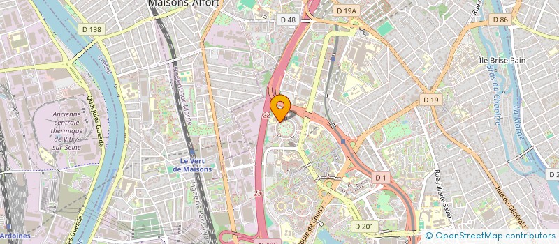 localisation de l'entreprise MADAME HAJAR NASERZADA  CRETEIL