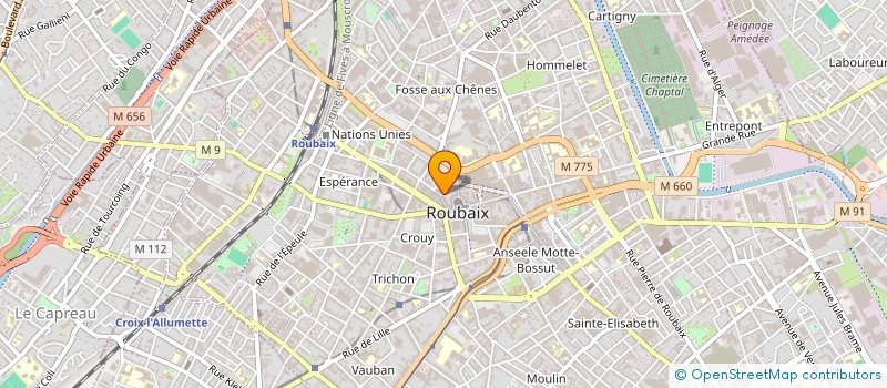 localisation de l'entreprise MADAME HAJAR SEDKI à ROUBAIX