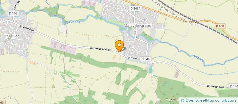 localisation de l'entreprise MADAME HAJAR ZAGOUR  MALAY-LE-GRAND