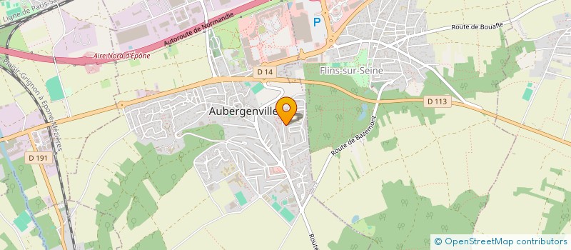 localisation de l'entreprise MADAME HAJARATA MAIGA  AUBERGENVILLE